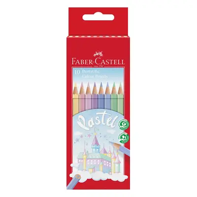 Faber-Castell Faber-Castell, 111211, Pastel, sada pastelek, pastelové odstíny, 10 ks