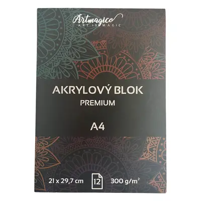 Artmagico Artmagico, 336, akrylový blok premium, 300 g/m2, A4, 12 listů