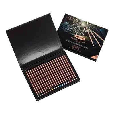 Derwent, 2305598, Derwent metallic pencils, gift set, dárková sada metalických pastelek, 20 ks