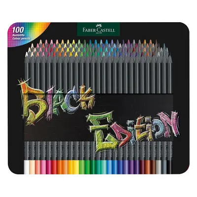 Faber-Castell Faber-Castell, 116490, Black Edition, Supersoft, sada ergonomických pastelek s čer