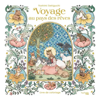 Voyage au pays des rêves/Cesta do Říše snů, antistresové omalovánky, Yoshimi Sckiguchi