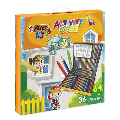 Bic Bic, 961558, Activity case, výtvarný kufřík pro děti, 64 ks + 36 ks