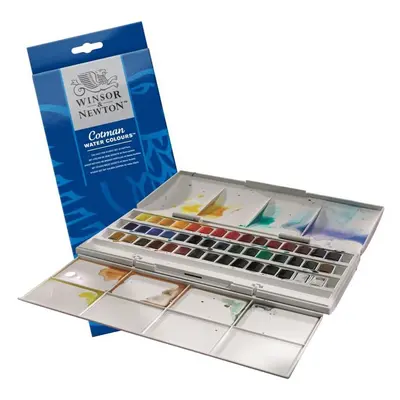 Winsor & Newton Winsor & Newton, WN0390471, Cotman Water Colours, umělecké akvarelové barvy, 45 