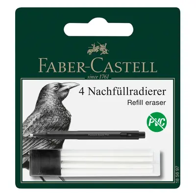 Faber-Castell Faber-Castell, 185697, náhradní pryž do gumovací tužky, 4 ks