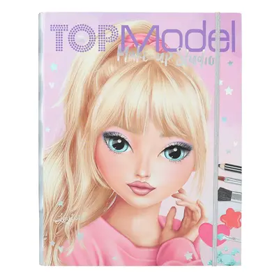 Top model Top model, 3501597, Make-up studio 4, kreativní kniha omalovánek s barevnou paletkou