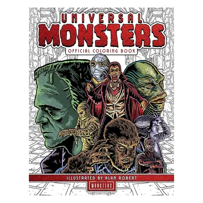 Universal Monsters, antistresové omalovánky, Alan Robert