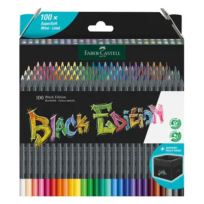 Faber-Castell Faber-Castell, 116411, Black Edition, Supersoft, sada ergonometrických pastelek s 