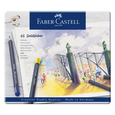 Faber-Castell Faber Castell, 114748, Goldfaber, sada uměleckých pastelek, 48 ks