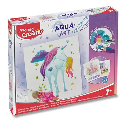 Maped Maped, 907048, Creativ Aqua´Art, kreativní sada, Unicorns, 14 ks