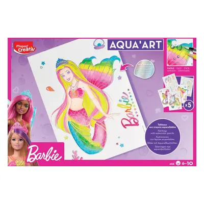 Maped Maped, 907063, Creativ Aqua´Art, kreativní sada, Barbie, 24 ks