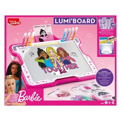 Maped Maped, 907061, Creativ Lumi Board, tabule s podsvícením a doplňky, Barbie