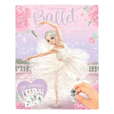 Top model Top model, 3502192, Ballet Stickerworld 3, kreativní sešit se samolepkami