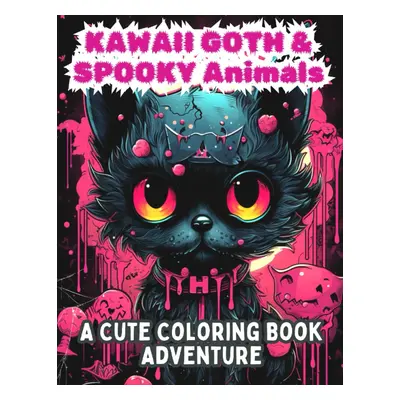 Kawaii Goth & Spooky Animals, antistresové omalovánky, kolektiv