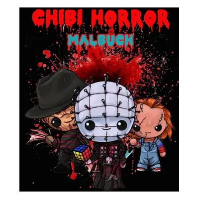 Chibi Horror, antistresové omalovánky, Elizabeth Johnson