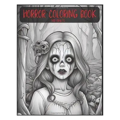 Horror Coloring Book, antistresové omalovánky, ArauK Design