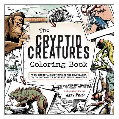 The Cryptid Creatures, antistresové omalovánky, Andy Price