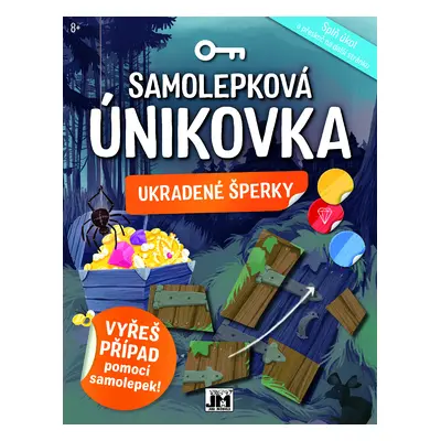 Jiri Models Jiri Models, 3117-6, Samolepková únikovka, sešit se samolepkami a úkoly, Ukradené šp