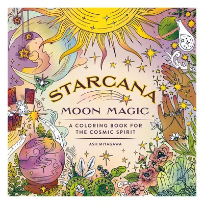 Starcana Moon Magic, antistresové omalovánky, Ash Miyagawa