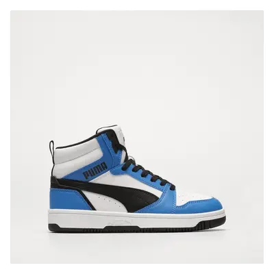 Puma Rebound V6 Mid Jr Tmavomodrá