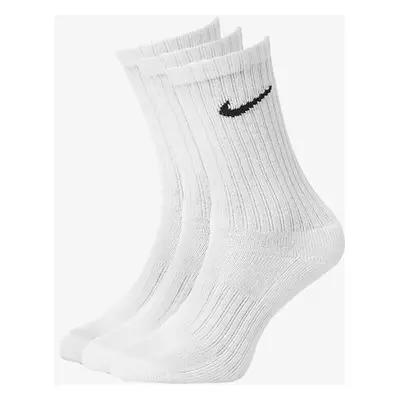 Nike 3Ppk Value Cotton Crew Bílá