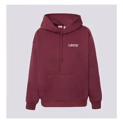 Levi&#039;s S Kapucí Graphic Everyday Hoodie Reds Bordová