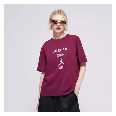 W Jordan Ss Gf Gfx Tee Jqc Bordová