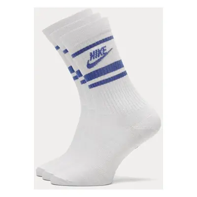 Nike Essential Stripe Socks (3 Packs) Bílá