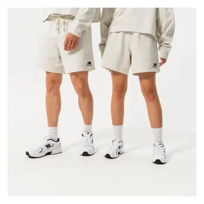 New Balance Nb Essentials Uni-Ssentials Fleece Short Šedá