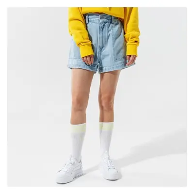 Levi&#039;s High Waist A Line Short Modrá