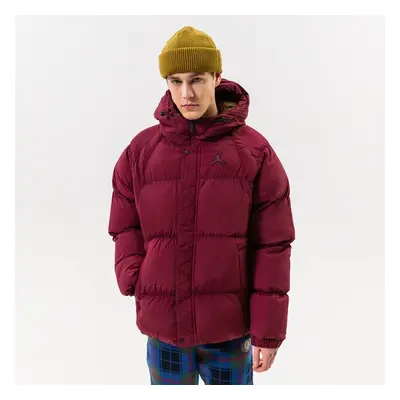 Jordan M J Essential Puffer Jacket Bordová