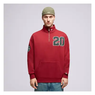 New Era Rozepínací Ne Quarter Zip None Bordová