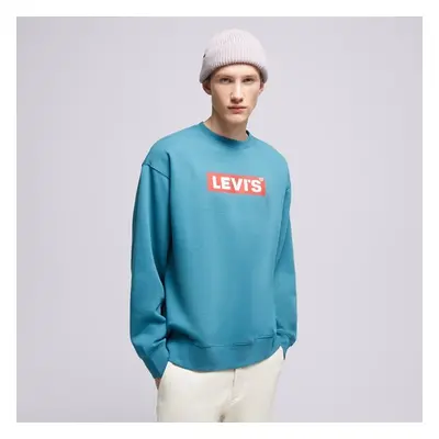 Levi&#039;s Relaxd Graphic Crew Blues Modrá