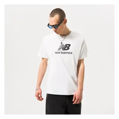 New Balance Nb Essentials Logo Tee Bílá