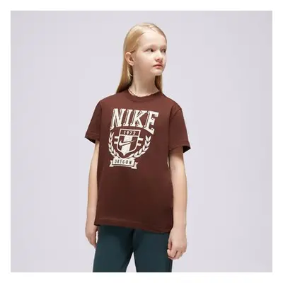 Nike G Nsw Trend Bf Tee Girl Hnědá