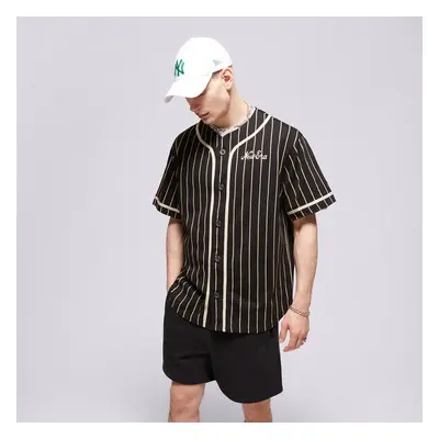 New Era Ne Pinstripe Jersey None Černá