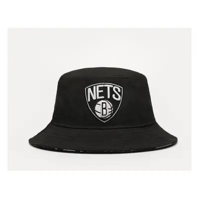 New Era Klobouk Print Infill Bucket Nets Brooklyn Nets Černá