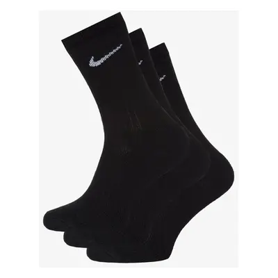 Nike 3Ppk Value Cotton Crew Černá