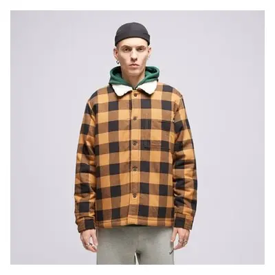 Timberland Buffalo Plaid Sherpa Lined Hořčicová