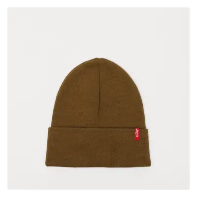 Levi&#039;s Slouchy Red Tab Beanie Khaki