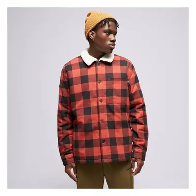 Timberland Buffalo Plaid Sherpa Lined Červená