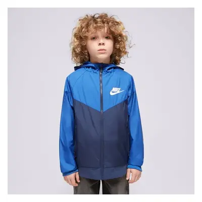 Nike K Nsw Wr Hd Jkt Ssnl Boy Modrá