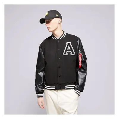 Alpha Industries Pu College Jacket Černá