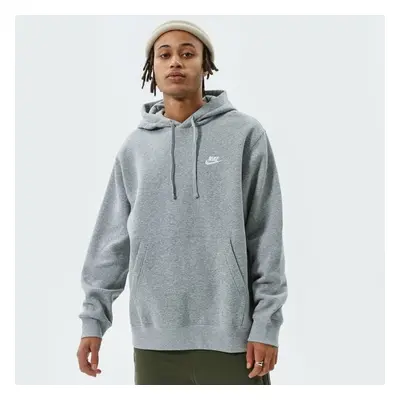 Nike S Kapucí Sportswear Club Fleece Šedá