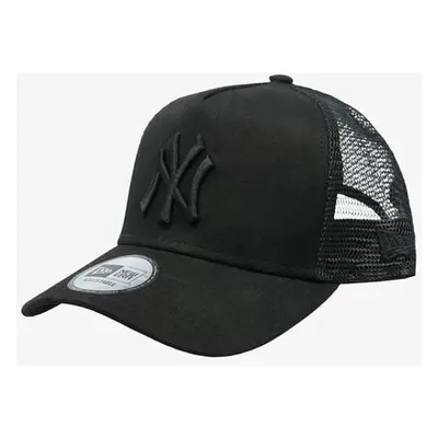 New Era Mlb Trucker Nyy New York Yankees Blkblk Černá