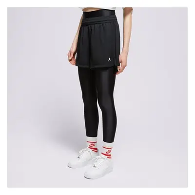 W Jordan Spt Mesh Short Sld Black/white Černá