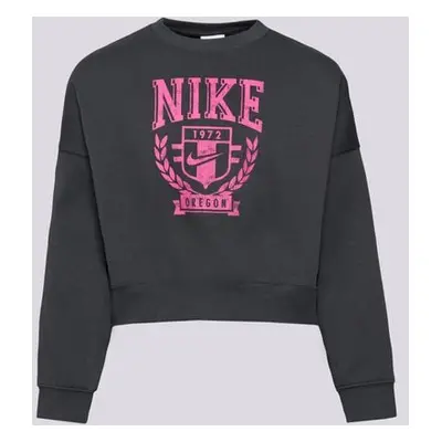 Nike G Nsw Trend Flc Crew Prnt Girl Šedá