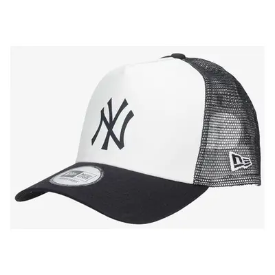 New Era Team Block Trucker Nyy New York Yankees Bílá