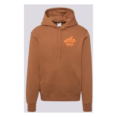 Nike S Kapucí M Nk Club Bb Po Hoodie Nvlty Hnědá