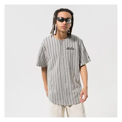 New Era Ne Pinstripe Jersey None Šedá