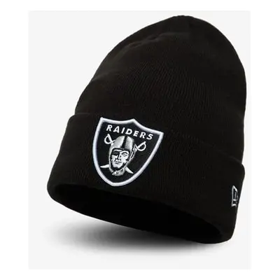 New Era Nfl Essential Cuff Knit Raiders Oakland Raide Černá